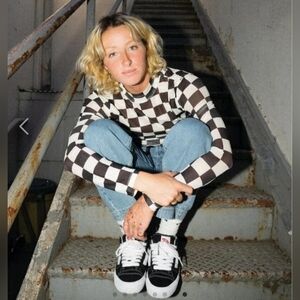 Vans Position Mesh Mock Neck Top *NWT*